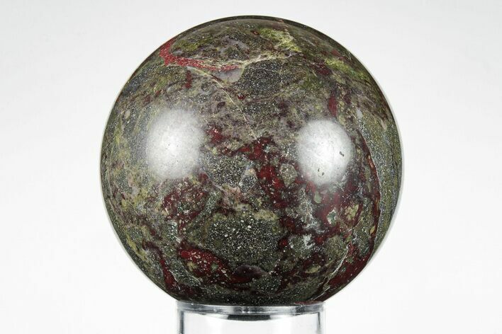 Polished Dragon's Blood Jasper Sphere - South Africa #202784
